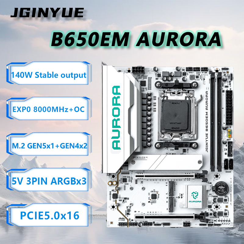 JGINYUE B650M AURORA New Mothe - Ddr5 Rgb Ram review and price