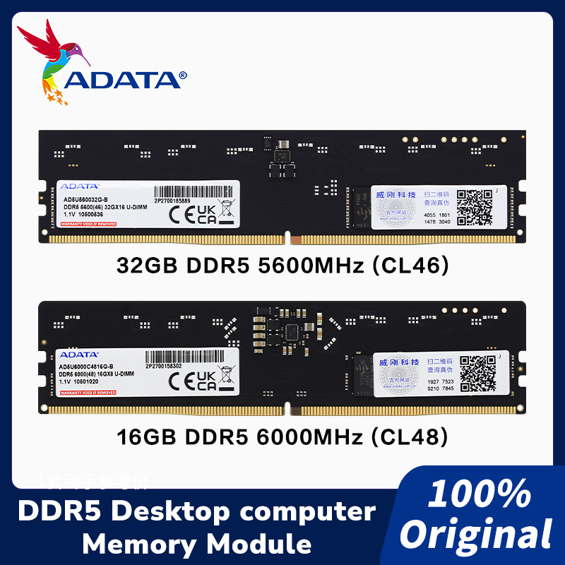 ADATA DDR5 U-DIMM Memory Modul - Ddr5 16Gb 6000Mhz review and price